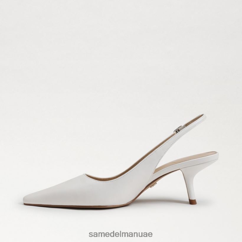 ناصعة البياض أحذية Sam Edelman نحيف مضخة بيانكا slingback 246L6T90