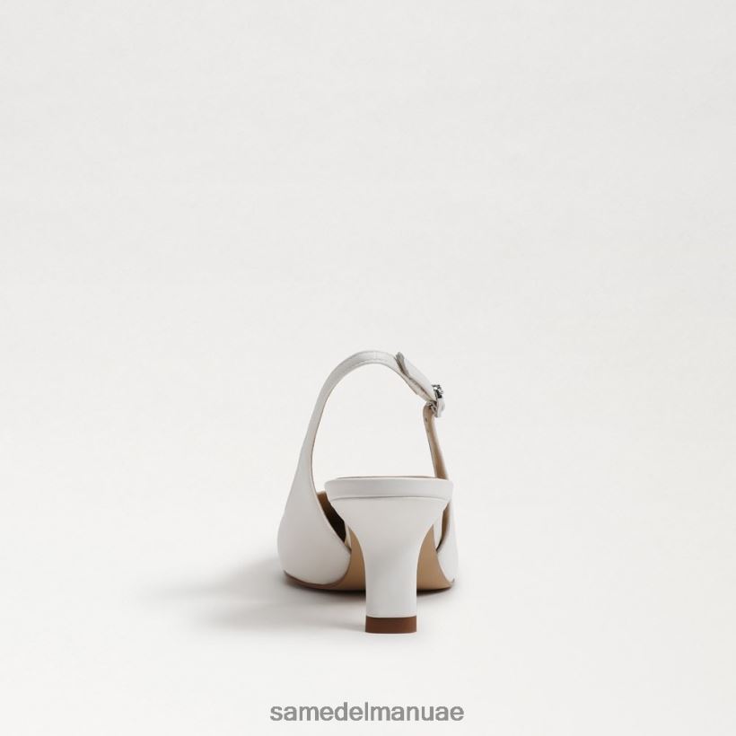 ناصعة البياض أحذية Sam Edelman نحيف مضخة بيانكا slingback 246L6T90