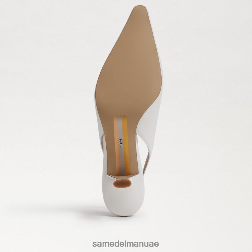 ناصعة البياض أحذية Sam Edelman نحيف مضخة بيانكا slingback 246L6T90