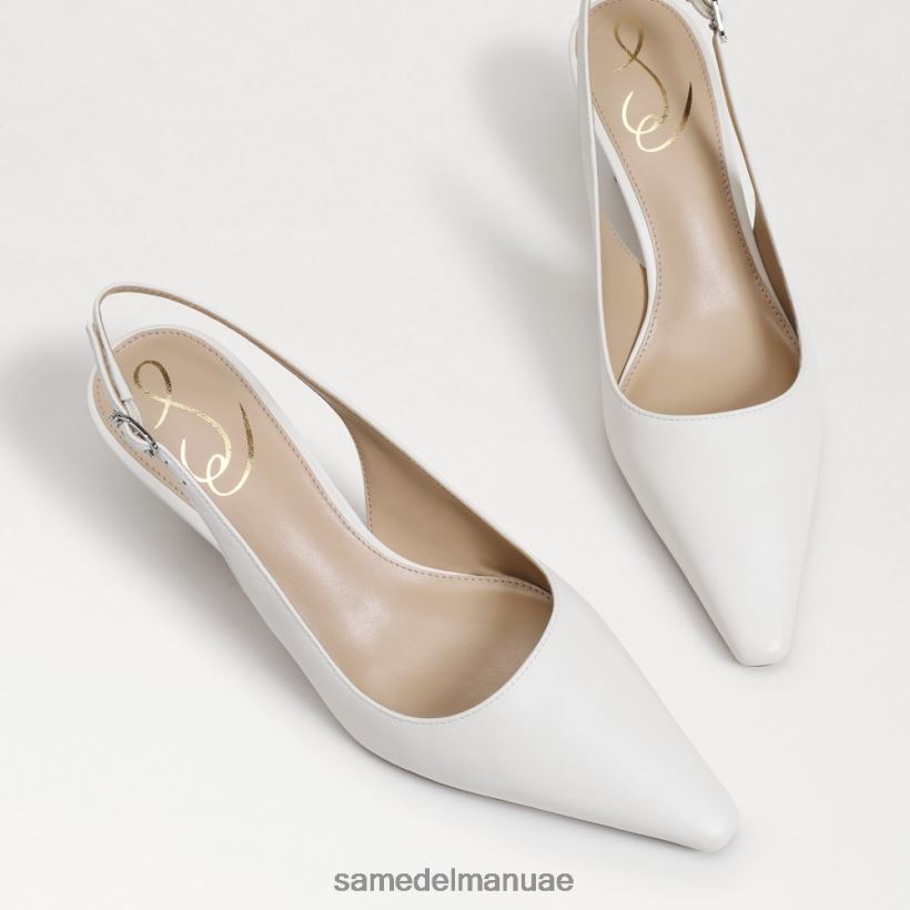 ناصعة البياض أحذية Sam Edelman نحيف مضخة بيانكا slingback 246L6T90