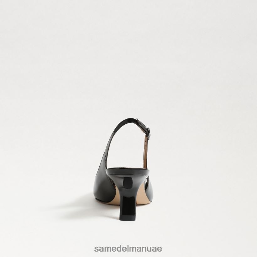 أسود براءة اختراع أحذية Sam Edelman نحيف مضخة بيانكا slingback 246L6T93