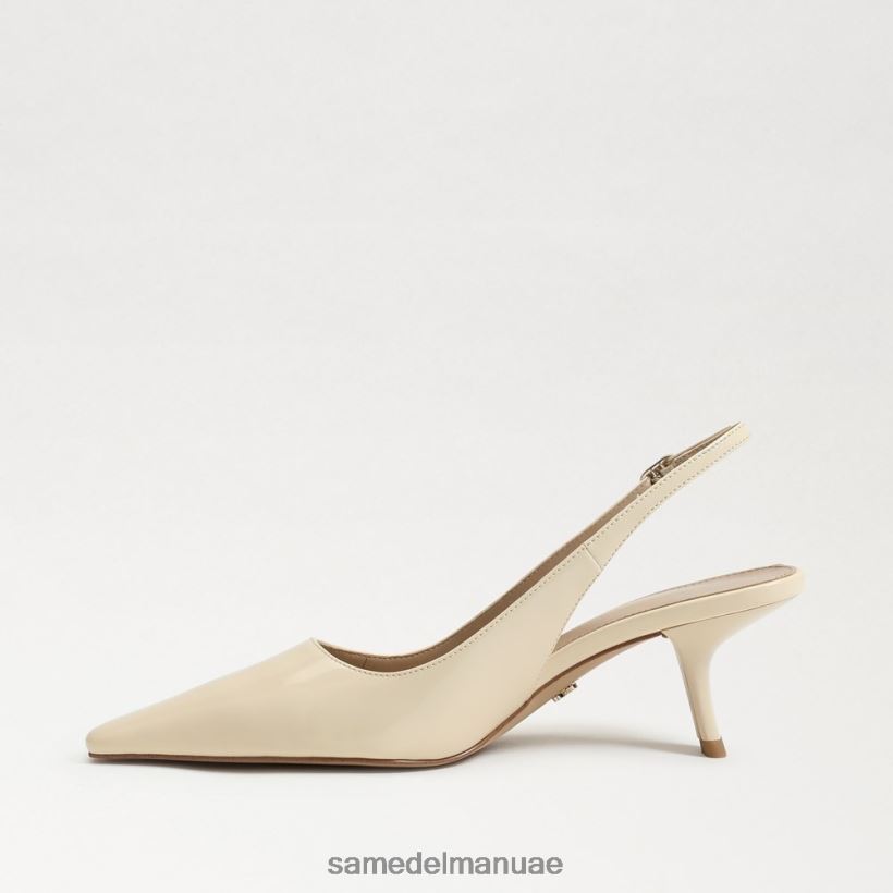 براءة اختراع العاج الحديثة أحذية Sam Edelman نحيف مضخة بيانكا slingback 246L6T94