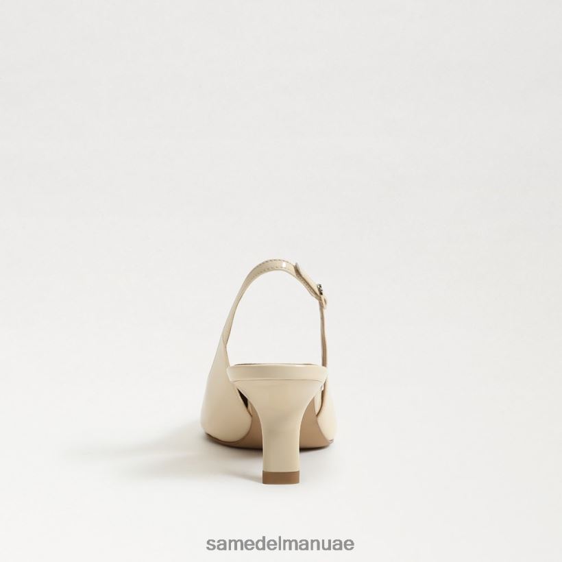 براءة اختراع العاج الحديثة أحذية Sam Edelman نحيف مضخة بيانكا slingback 246L6T94