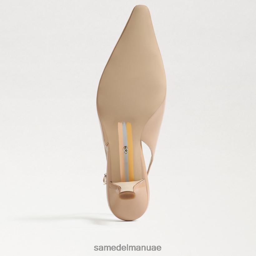 براءة اختراع الرمال الذهبية أحذية Sam Edelman نحيف مضخة بيانكا slingback 246L6T95