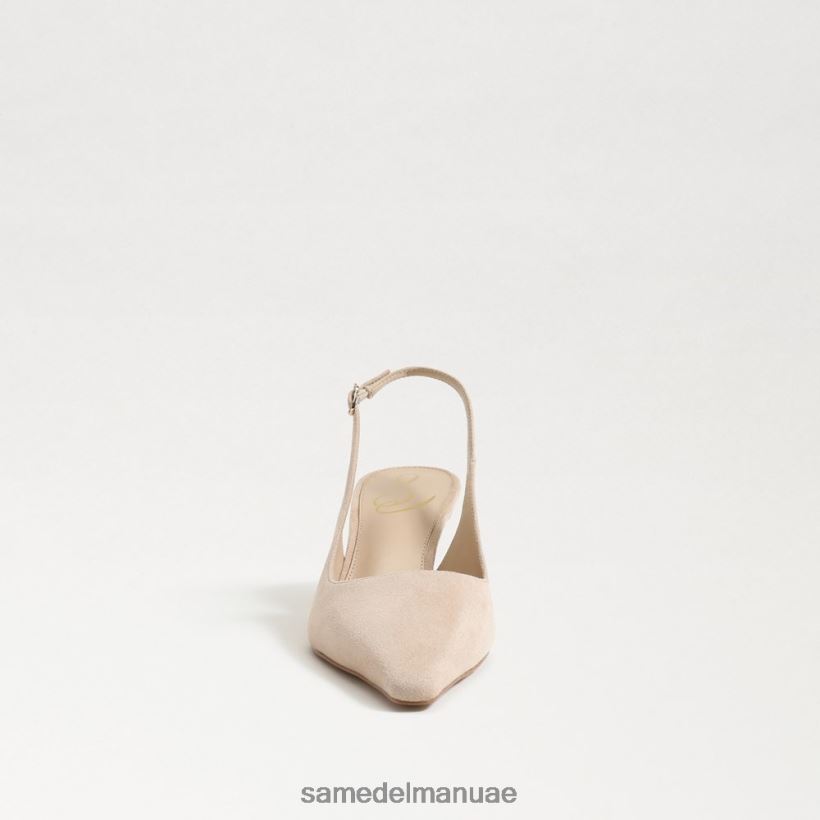 جلد الغزال كابتشينو أحذية Sam Edelman نحيف مضخة بيانكا slingback 246L6T98