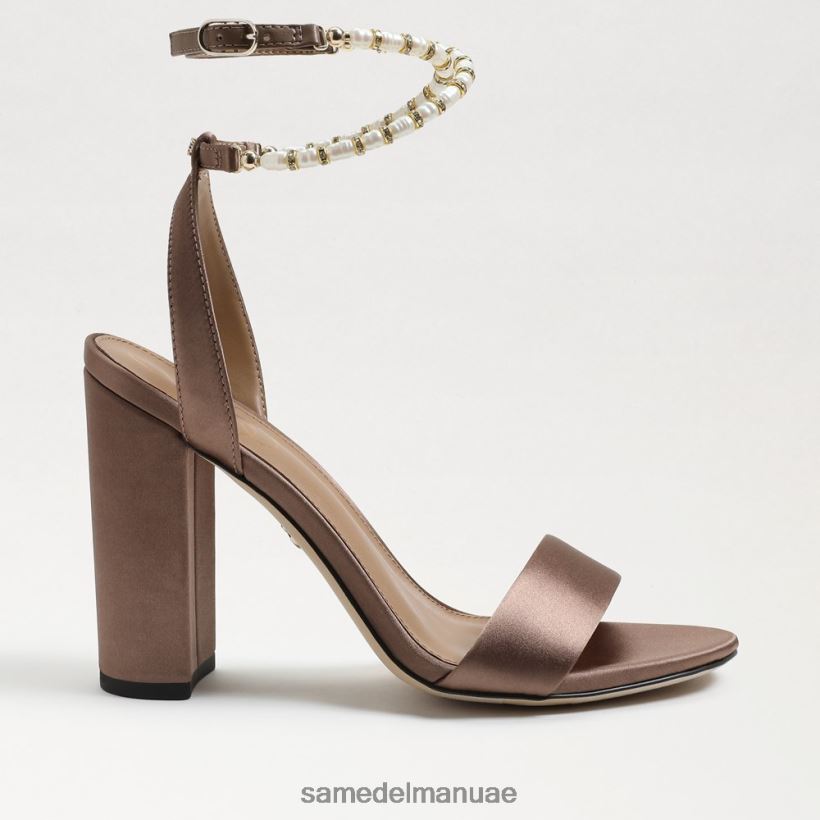 الساتان الحلوى أحذية Sam Edelman نحيف صندل بكعب عريض من yanelli 246L6T856
