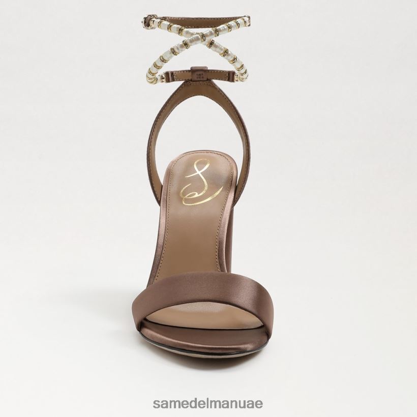 الساتان الحلوى أحذية Sam Edelman نحيف صندل بكعب عريض من yanelli 246L6T856