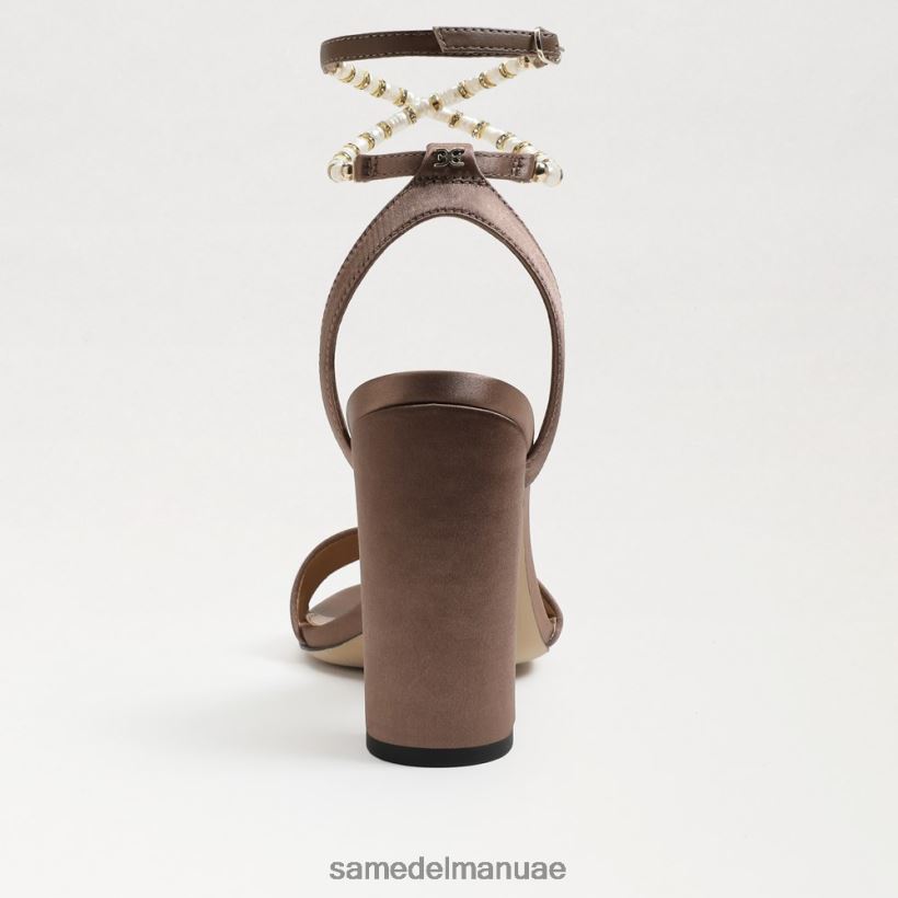 الساتان الحلوى أحذية Sam Edelman نحيف صندل بكعب عريض من yanelli 246L6T856