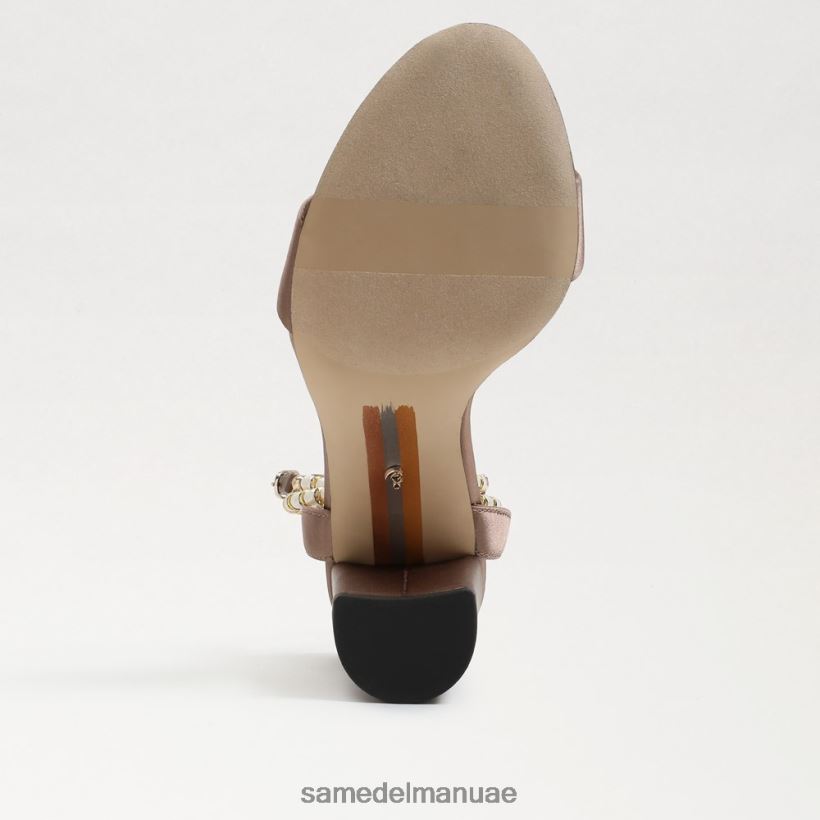 الساتان الحلوى أحذية Sam Edelman نحيف صندل بكعب عريض من yanelli 246L6T856