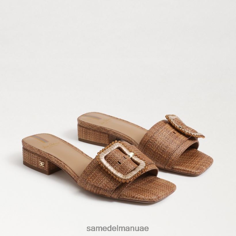 com.cuoio أحذية Sam Edelman نحيف صندل منزلق مطرز بالشماس 246L6T193