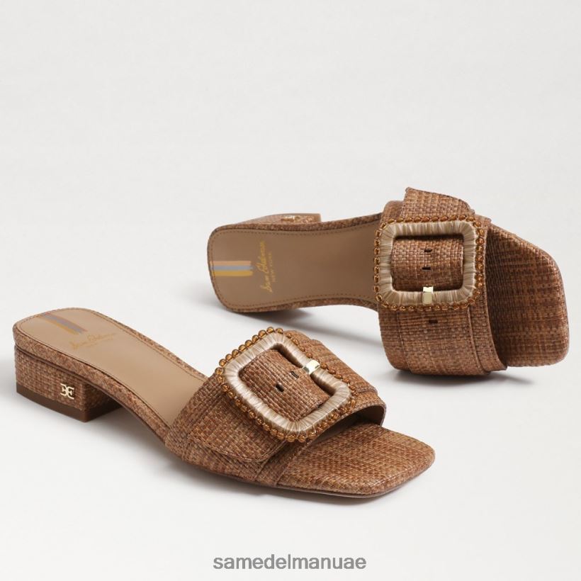 com.cuoio أحذية Sam Edelman نحيف صندل منزلق مطرز بالشماس 246L6T193