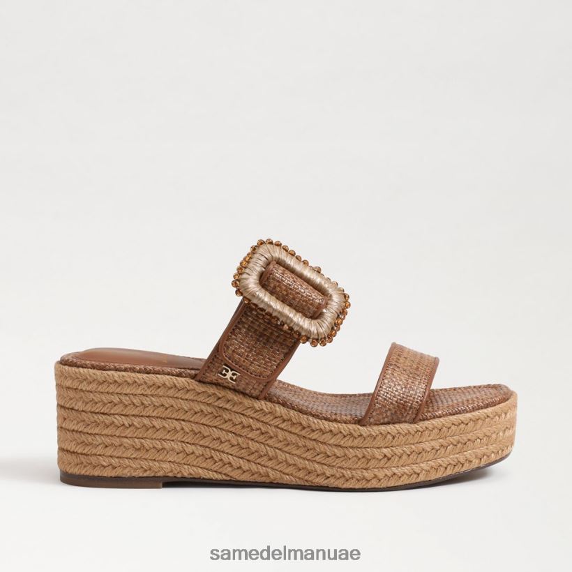 com.cuoio أحذية Sam Edelman نحيف صندل إسبادريل بكعب عريض من تشيس 246L6T199