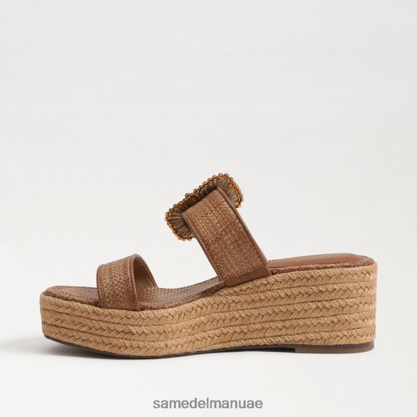 com.cuoio أحذية Sam Edelman نحيف صندل إسبادريل بكعب عريض من تشيس 246L6T199