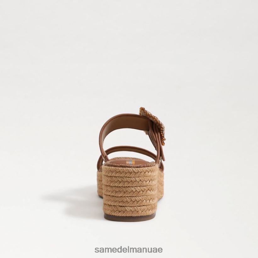 com.cuoio أحذية Sam Edelman نحيف صندل إسبادريل بكعب عريض من تشيس 246L6T199