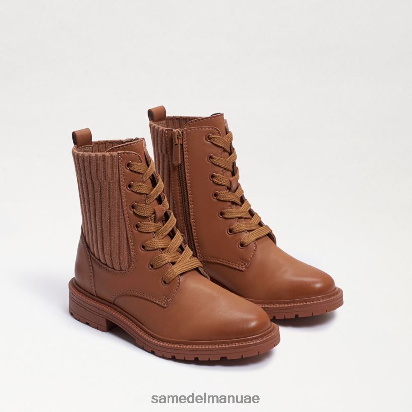 lt cuoio جلد بني أحذية Sam Edelman أطفال التمهيد القتالي ليديل 246L6T1009