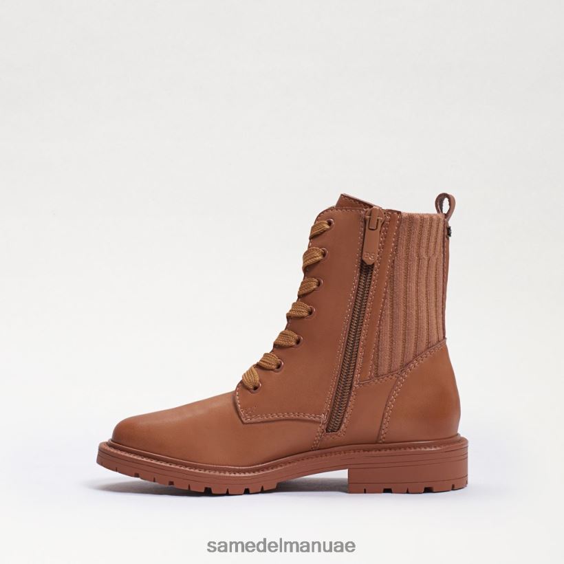 lt cuoio جلد بني أحذية Sam Edelman أطفال التمهيد القتالي ليديل 246L6T1009