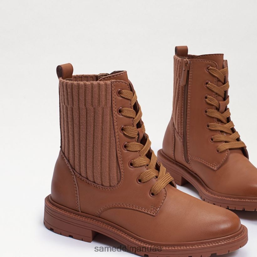 lt cuoio جلد بني أحذية Sam Edelman أطفال التمهيد القتالي ليديل 246L6T1009