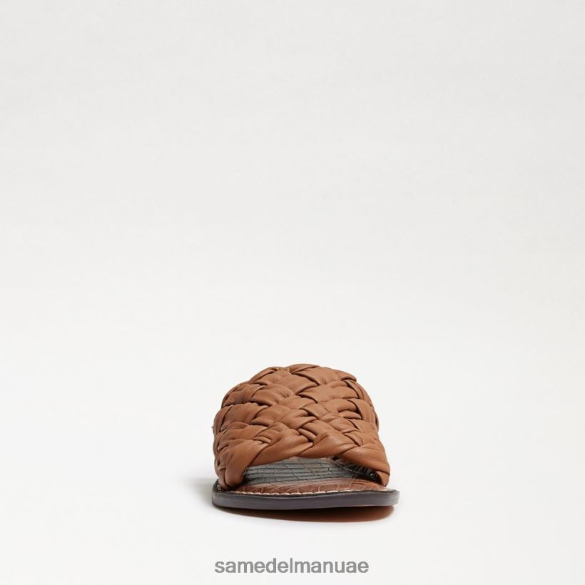 lt cuoio جلد بني أحذية Sam Edelman نحيف صندل منزلق منسوج من غريفين 246L6T633