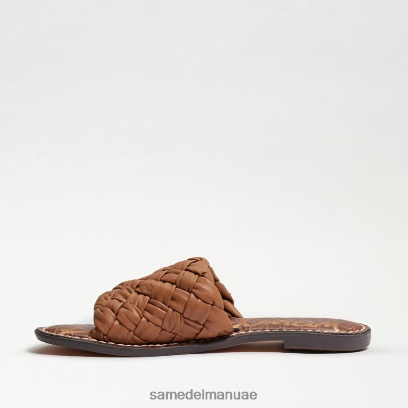 lt cuoio جلد بني أحذية Sam Edelman نحيف صندل منزلق منسوج من غريفين 246L6T633