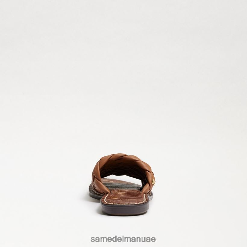 lt cuoio جلد بني أحذية Sam Edelman نحيف صندل منزلق منسوج من غريفين 246L6T633